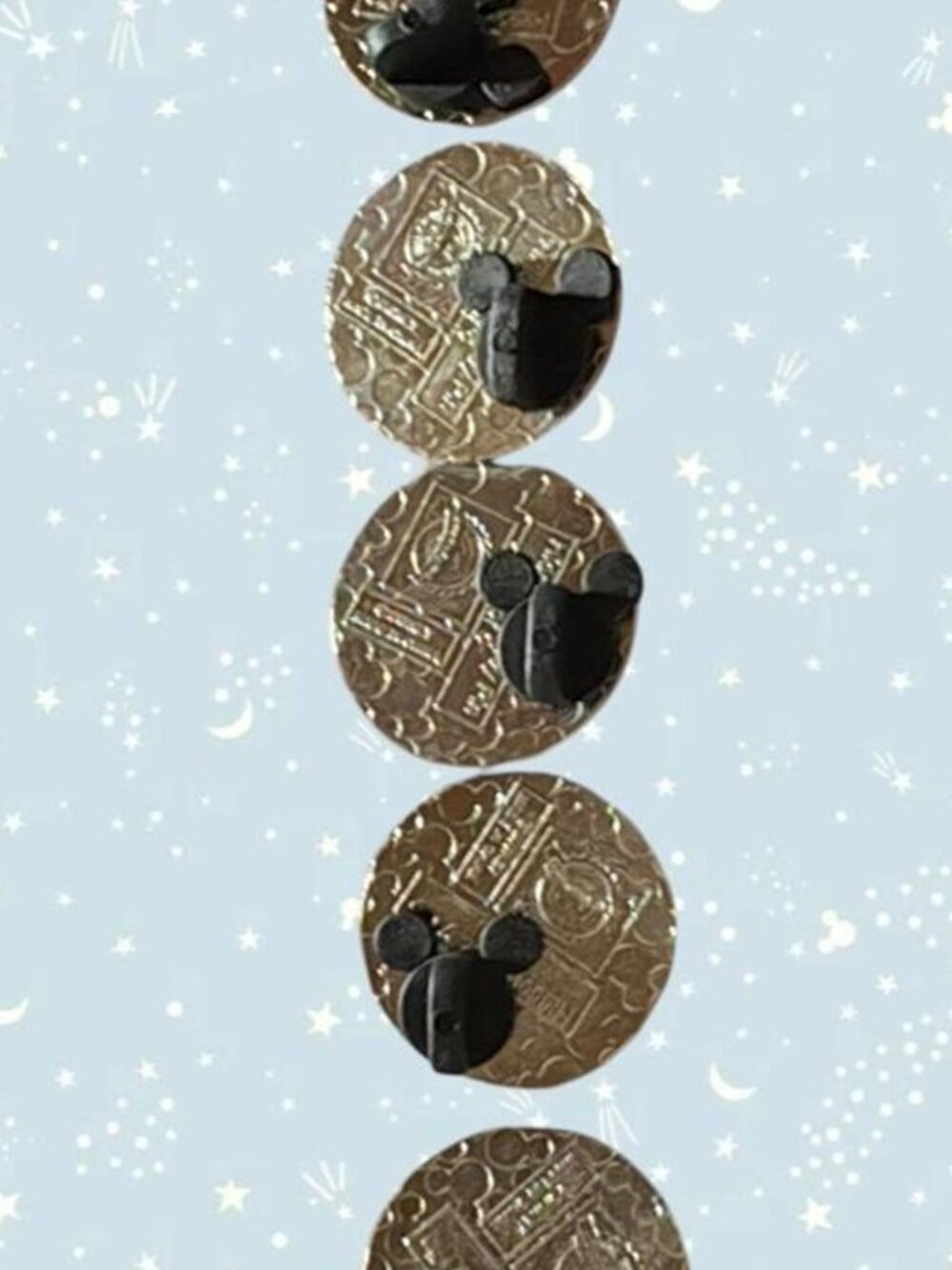 Disney Parks Hidden Mickey Mouse Pin Set - Picture 2 of 2